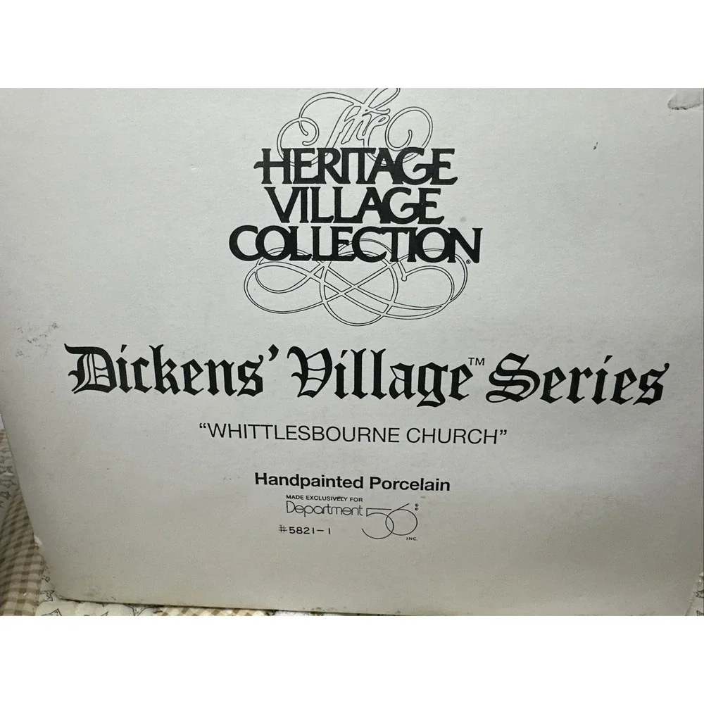 Dept 56 Dickens Village Series 